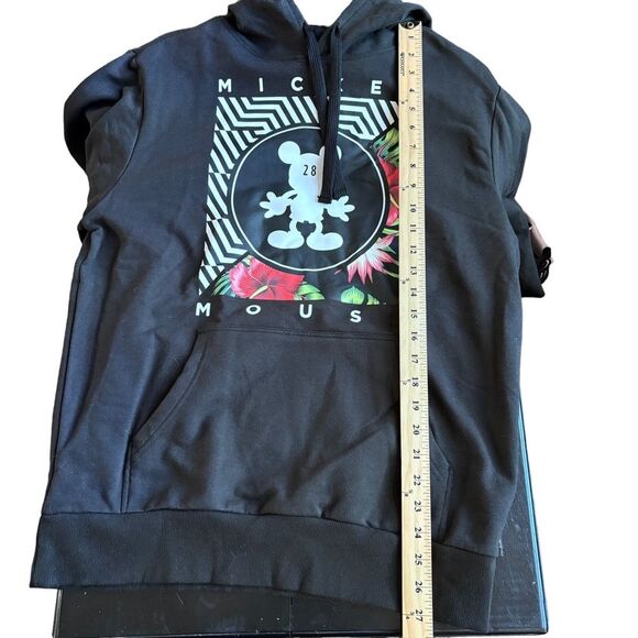 NWT NEFF Disney Men's Hoodie Size S Sweater Black Mickey Mouse Geometric Floral - Picture 7 of 7